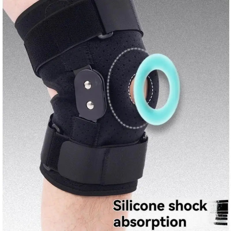 Sports Knee Protector Support Meniscus Aluminum Alloy Joint Cover Patella Hinge Running Brace Knee Pad for Protection