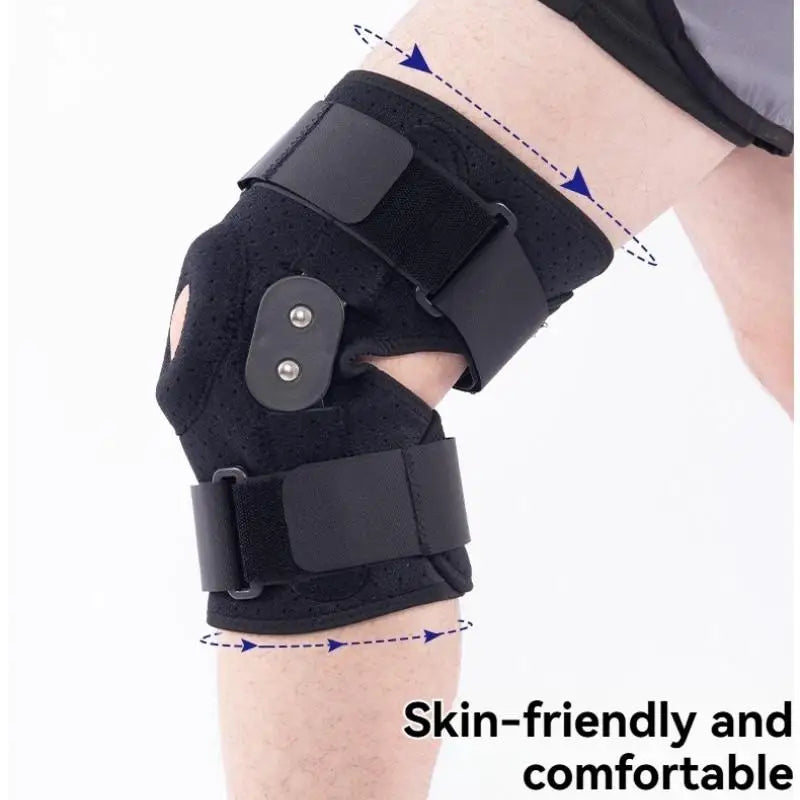 Sports Knee Protector Support Meniscus Aluminum Alloy Joint Cover Patella Hinge Running Brace Knee Pad for Protection